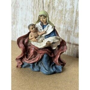 2006‎ Hawthorne Village Nativity Christmas Tree Collection Mary & Baby Jesus